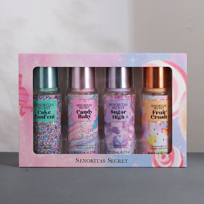 Senorita Secret 4 in 1 Fragrance Mist 4 x 125ml For Women