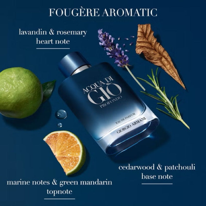 🔴🟡🟢Acqua di Giò Profondo Amrani for men 125ml Ready Stock