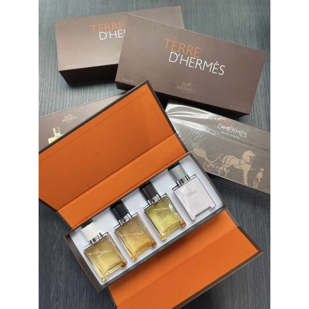 🟢🟡🔴Original (✅Harga Borong) D’HREMES MEN 4IN1 GIFT SET 4X12.5ML PERFUME