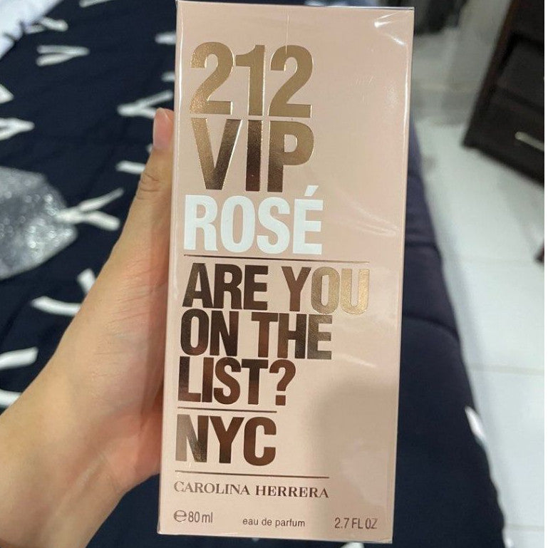 🟢🟡🔴Original (✅Harga Borong) 212 VIP Rose EDP 80ml for woman