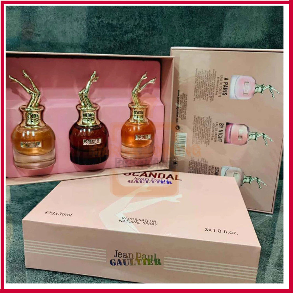 🟢🟡🔴Original (✅Harga Borong) JPG Scandal set 3in1 3x30 ml For Her