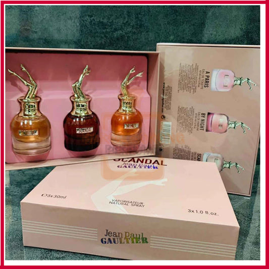 🟢🟡🔴Original (✅Harga Borong) JPG Scandal set 3in1 3x30 ml For Her