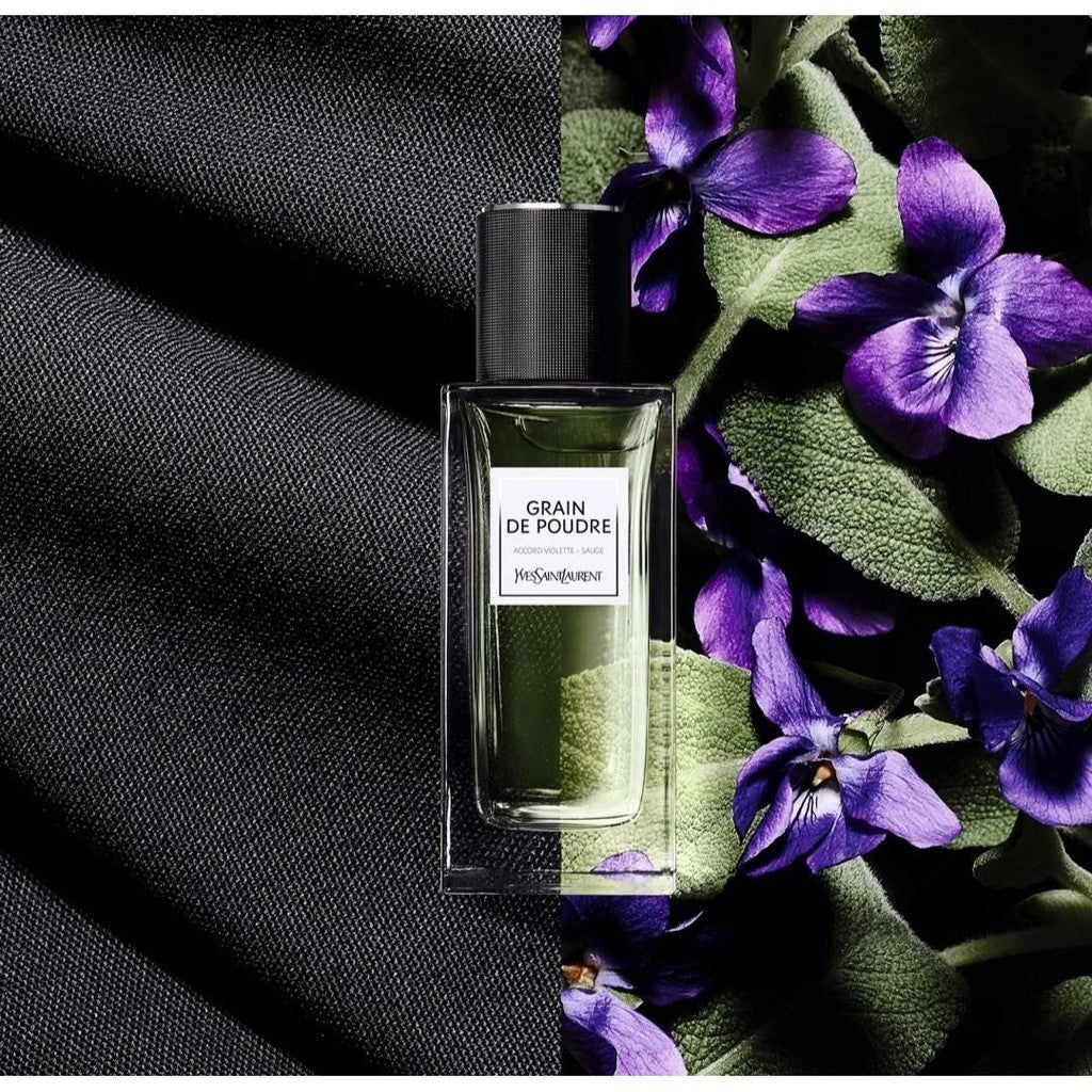 🟢🟡🔴Original (✅Harga Borong) Grain De Poudre Accord  Violette Sauge Edp  Fragrance 75ml men and women
