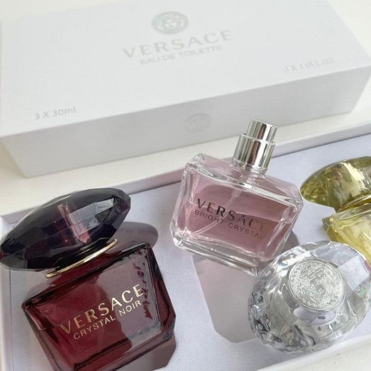 🟢🟡🔴Original (✅Harga Borong) 3 in1 Gift Set (Bright Crystal EDT + Absolu + Yellow Diamond) 3x30ml 4x30ml White Box