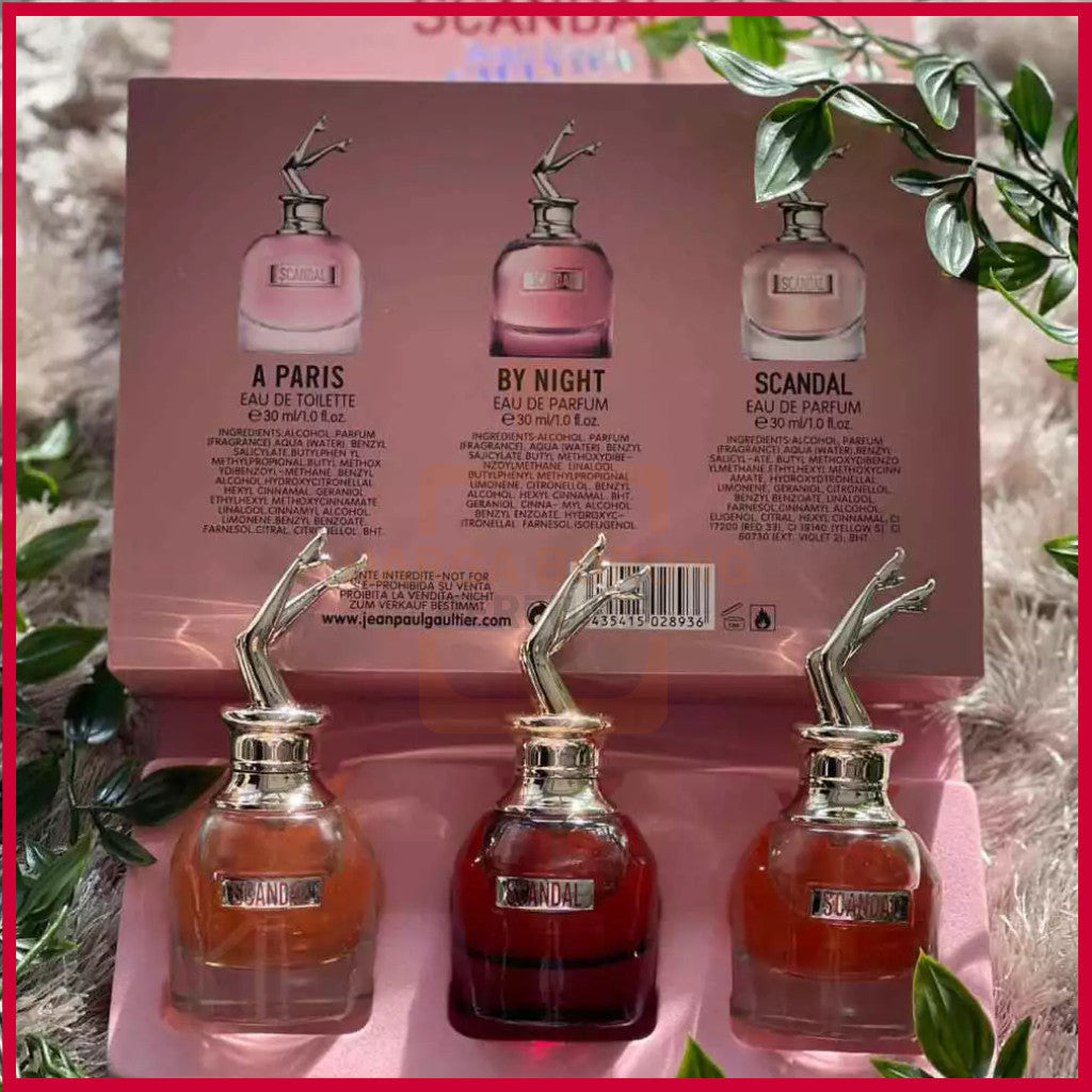 🟢🟡🔴Original (✅Harga Borong) JPG Scandal set 3in1 3x30 ml For Her