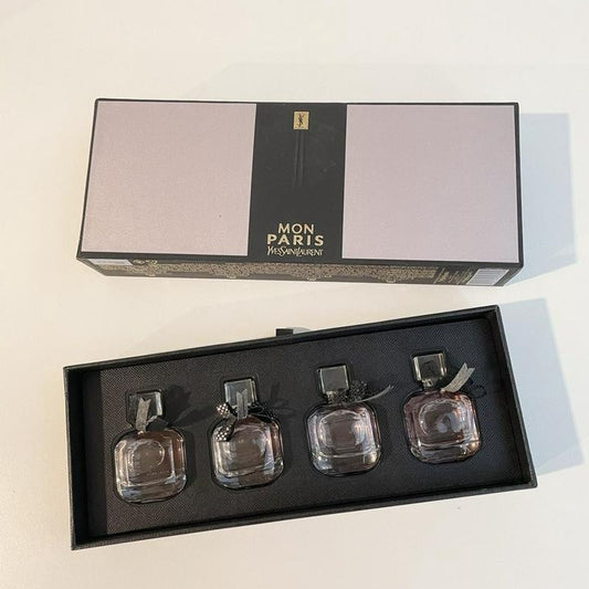 🟢🟡🔴Original (✅Harga Borong) Mon Paris 7in1 Perfume Gift Set (4x7.5ml + Lipstick + Le Cushion) WPB