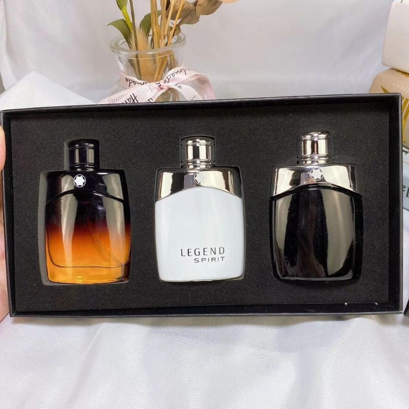 🟢🟡🔴Original (✅Harga Borong)M0NTBLANC Legend Men 3in1 Gift Set (3x30ml) Perfume For men