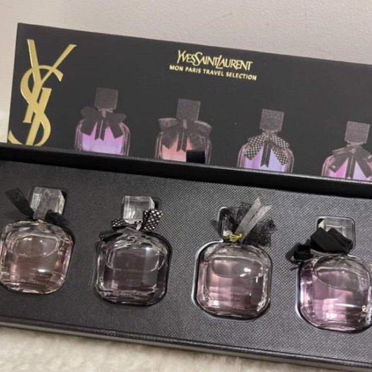 🟢🟡🔴Original (✅Harga Borong) Mon Paris 7in1 Perfume Gift Set (4x7.5ml + Lipstick + Le Cushion) WPB