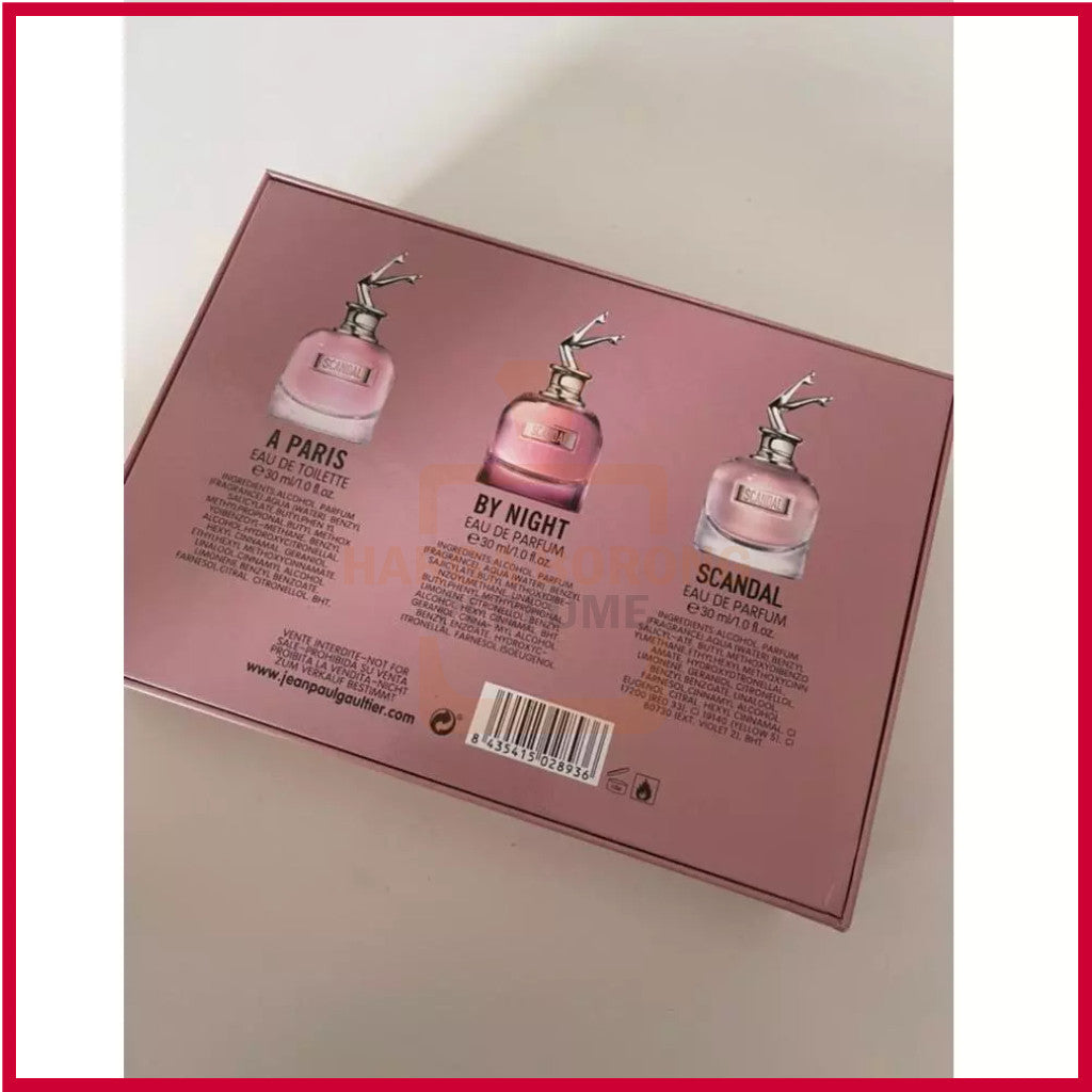 🟢🟡🔴Original (✅Harga Borong) JPG Scandal set 3in1 3x30 ml For Her