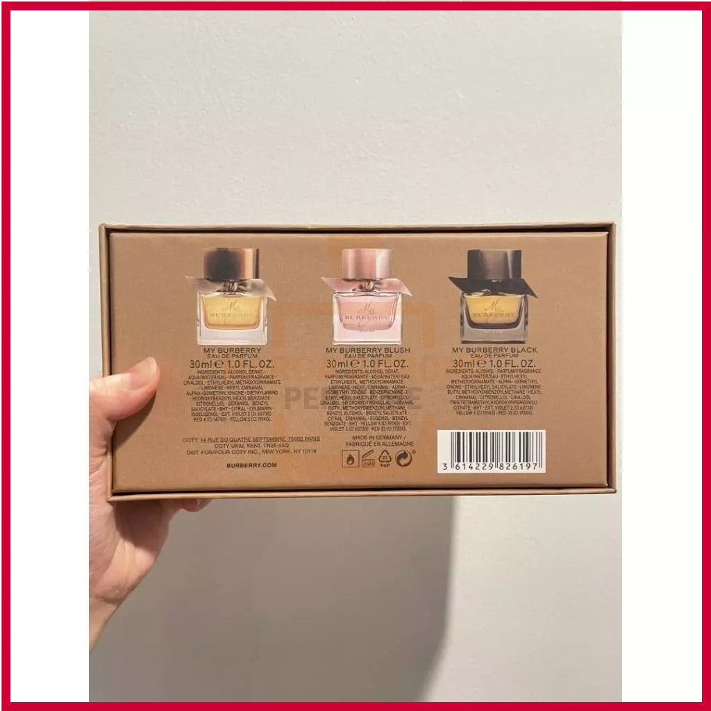 🟢🟡🔴Original (✅Harga Borong) My Barbery 3in1 For Her 3x25ml Spray Perfume Gift Set