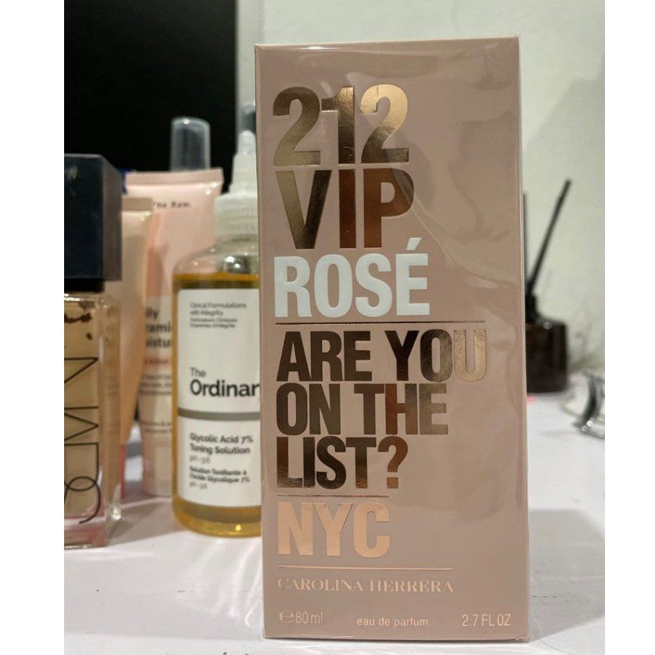🟢🟡🔴Original (✅Harga Borong) 212 VIP Rose EDP 80ml for woman
