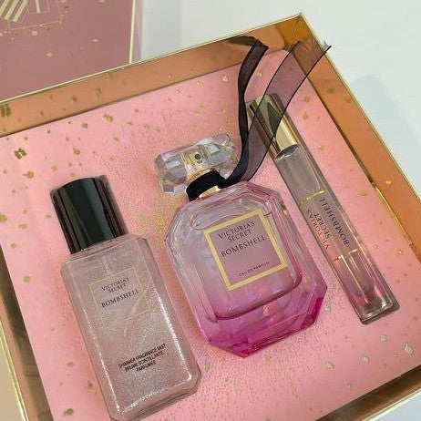 🟢🟡🔴Original (✅Harga Borong)3in1 Bombshell Edp Holiday 2020 Set