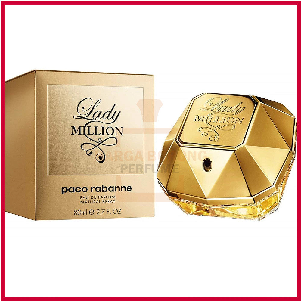 🟢🟡🔴Original (✅Harga Borong) Paco Rabanne Lady Million Eau de Parfum 80 ml for women