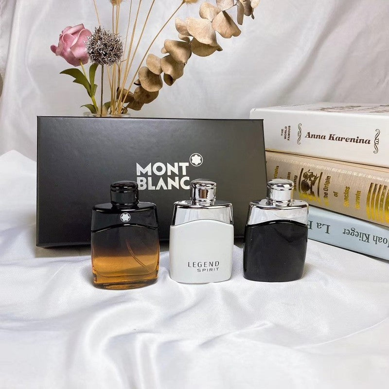 🟢🟡🔴Original (✅Harga Borong)M0NTBLANC Legend Men 3in1 Gift Set (3x30ml) Perfume For men