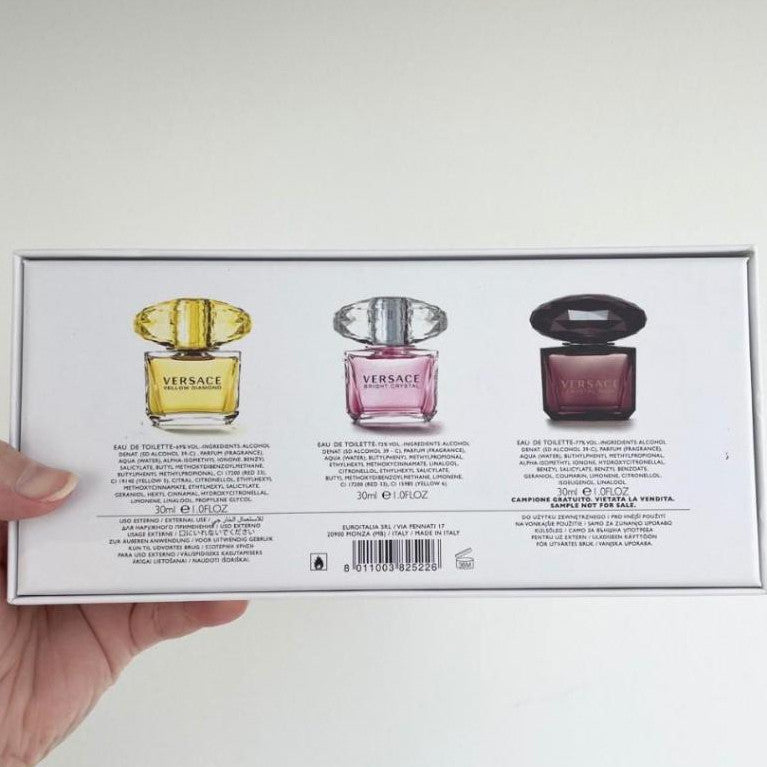 🟢🟡🔴Original (✅Harga Borong) 3 in1 Gift Set (Bright Crystal EDT + Absolu + Yellow Diamond) 3x30ml 4x30ml White Box
