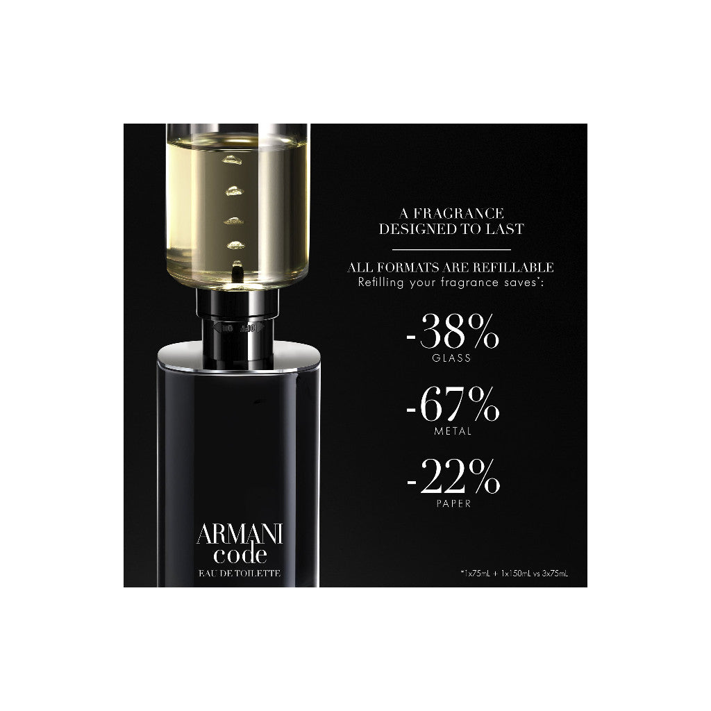 🟢🟡🔴Original (✅Harga Borong) Perfume_Armani Code Parfum 125ml for Men (Daily Pos)