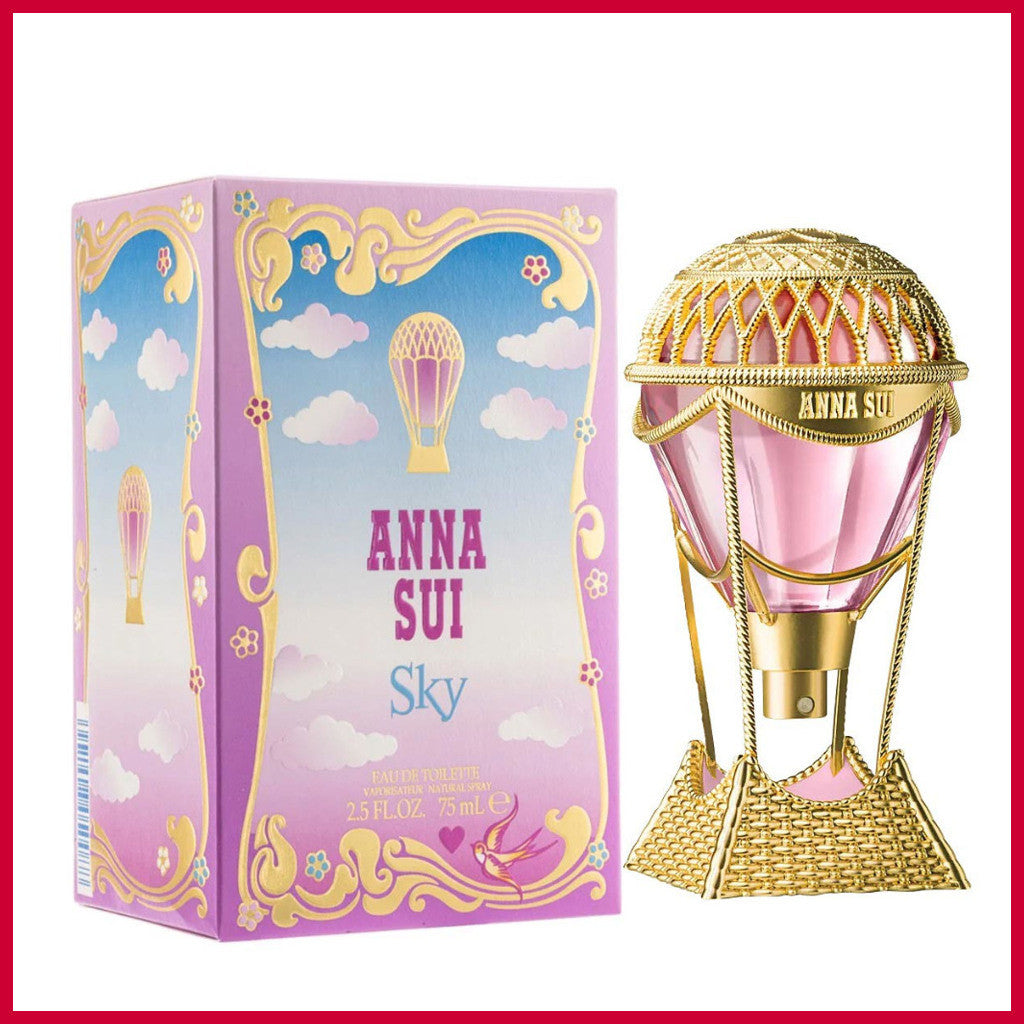 🟢🟡🔴Original (✅Harga Borong) Perfume Anna Sui Sky Edt 75ml for Women