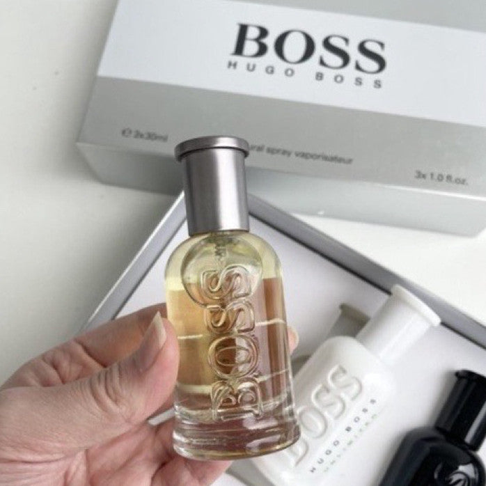 🟢🟡🔴Original (✅Harga Borong) Bottled 3in1 Gift Set 3x30ml (Blue Box) for Men