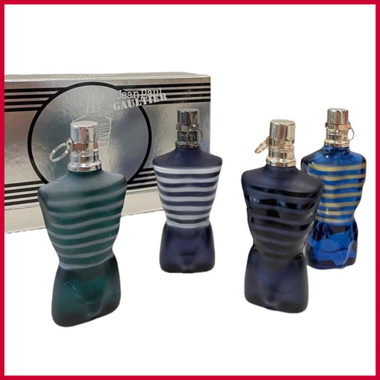 🟢🟡🔴Original (✅Harga Borong) Best of Jean Paul Gaultier 4in1 Le Male 4x30ml Spray ( Perfume Gift Set ) For Men