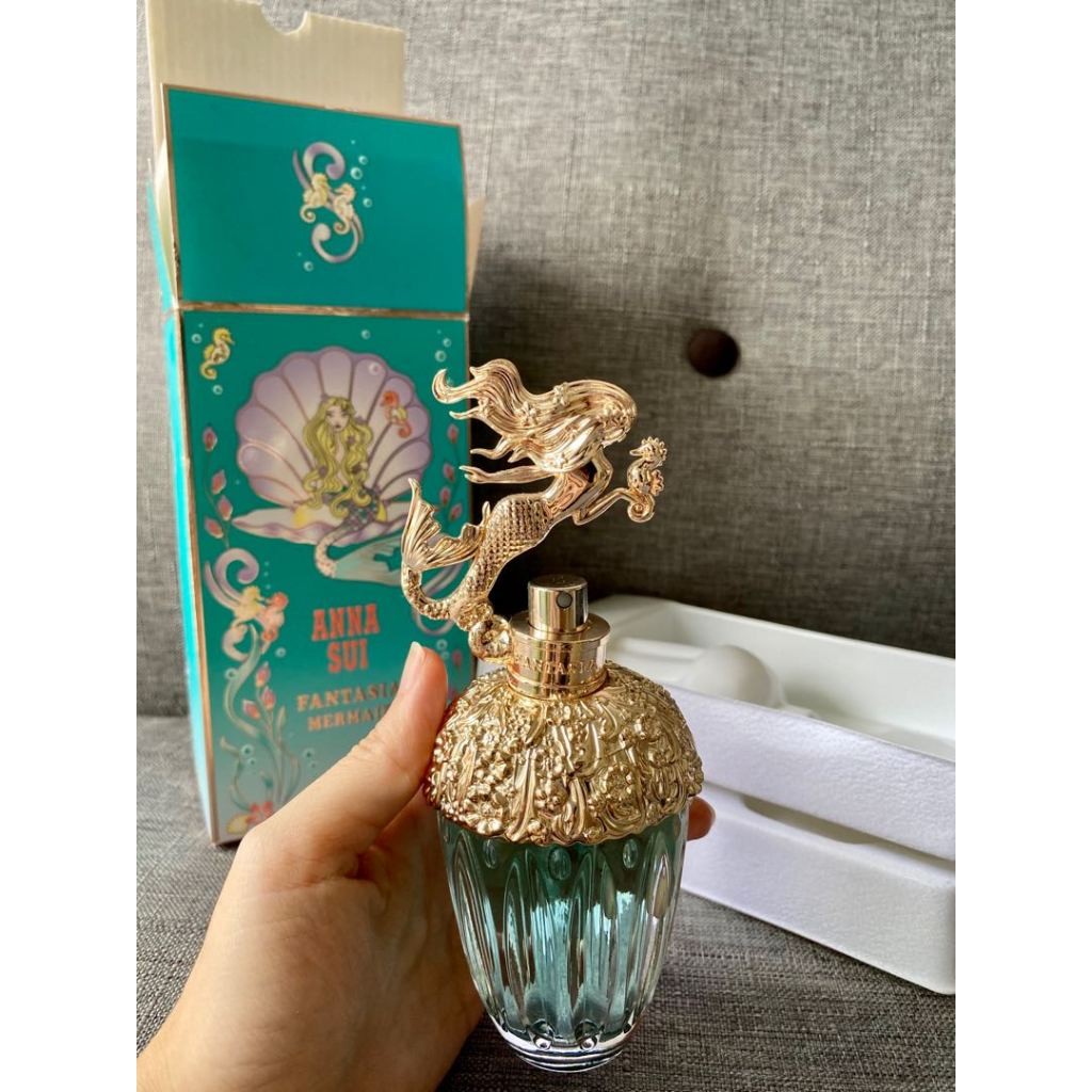 🟢🟡🔴Original (✅Harga Borong)Anna Sui Fantasia Mermaid Edt 75ml