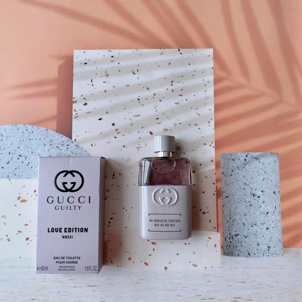 🟢🟡🔴Original (✅Harga Borong) GUILTY POUR HOMMEI EDT SPRAY LOVE EDITION MMXXI (90 ML) FOR MEN