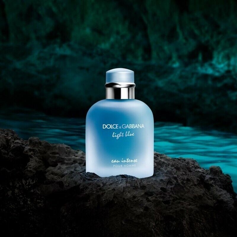 🟢🟡🔴Original (✅Harga Borong) Light Blue Intense Pour Homme, Eau De Parfum Spray, Fragrance For Men 100ml