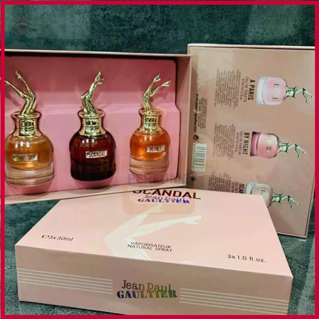 🟢🟡🔴Original (✅Harga Borong) JPG Scandal set 3in1 3x30 ml For Her
