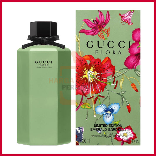 🟢🟡🔴Original (✅Harga Borong) Gucci Flora Emerald Gardenia EDT 100ml