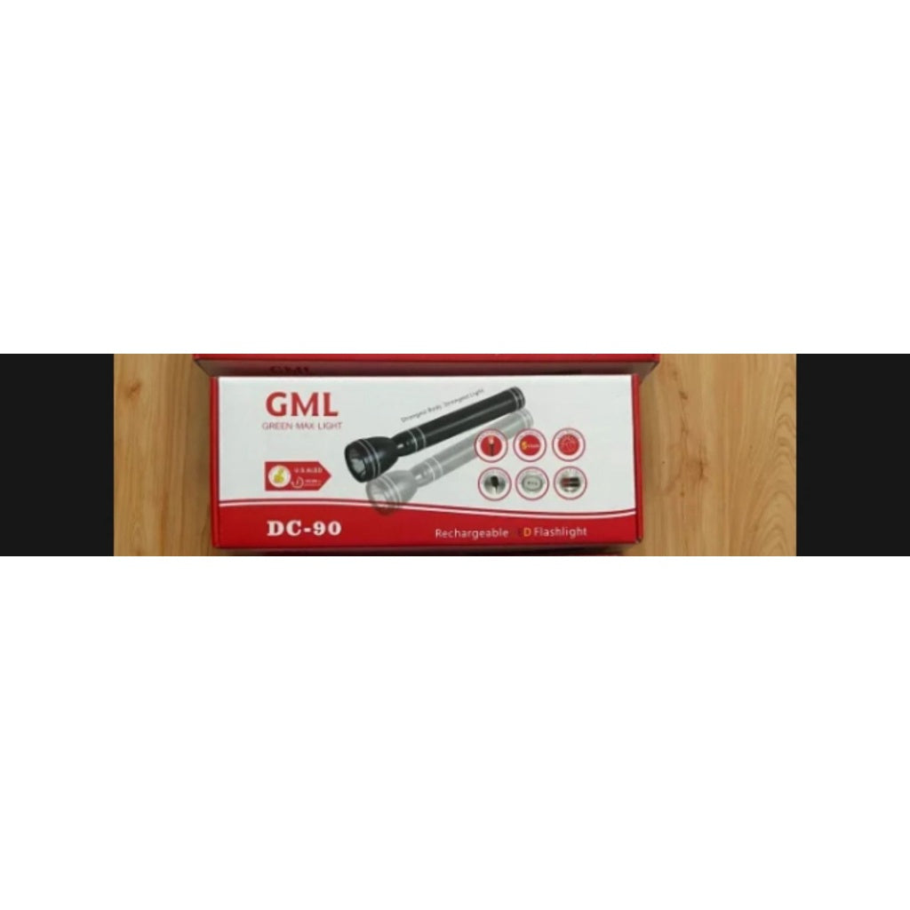 JML Japan Max Light  Rechargeable Aluminum Tourch Light DC-70 DC-80 DC-90 DC-100
