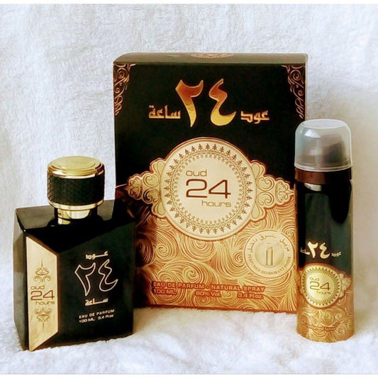 Oud 24 Hours 2 in 1 For Men and Women Perfume 0ud 24 Original - Oud 100ML