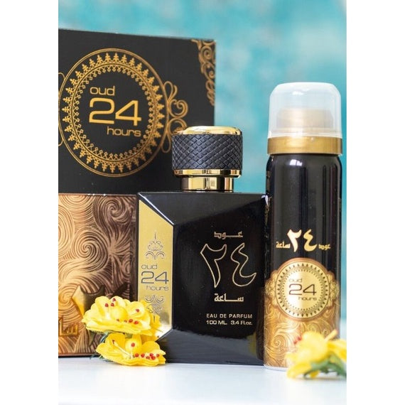 Oud 24 Hours 2 in 1 For Men and Women Perfume 0ud 24 Original - Oud 100ML