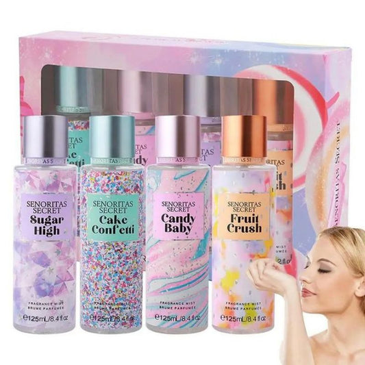 Senorita Secret 4 in 1 Fragrance Mist 4 x 125ml For Women