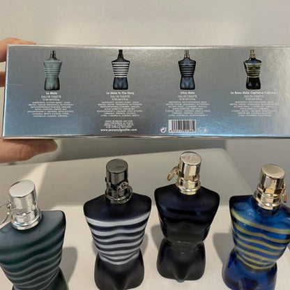 🟢🟡🔴Original (✅Harga Borong) Best of Jean Paul Gaultier 4in1 Le Male 4x30ml Spray ( Perfume Gift Set ) For Men