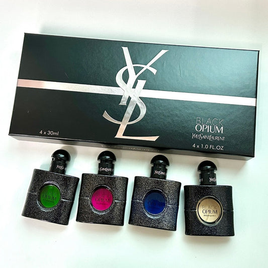 🟢🟡🔴Original (✅Harga Borong)  Black 0pu!m 4in1 Gift Set Perfume (4x30ml)
