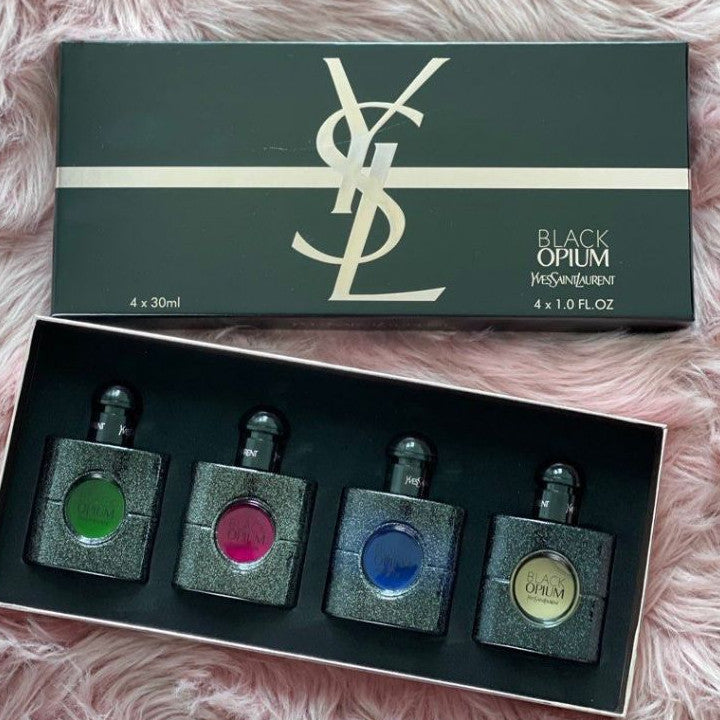 🟢🟡🔴Original (✅Harga Borong)  Black 0pu!m 4in1 Gift Set Perfume (4x30ml)