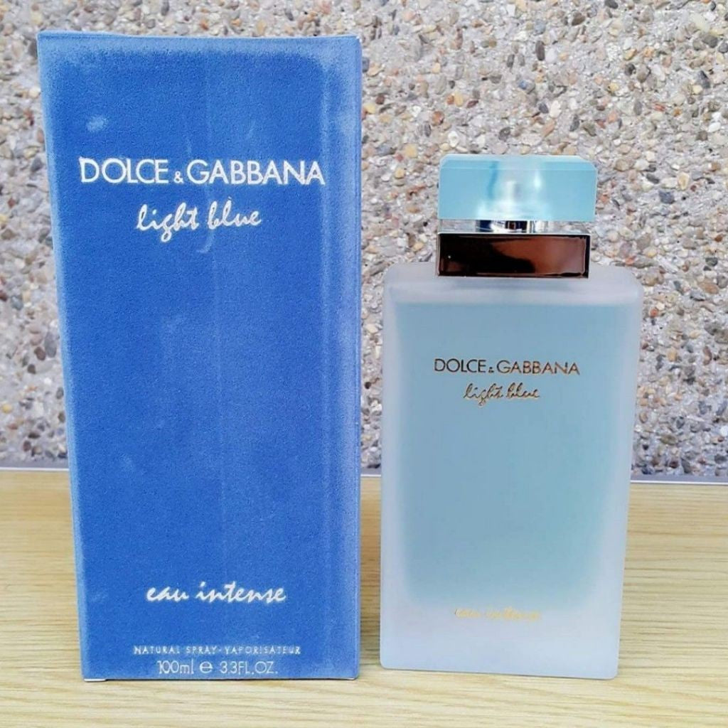 🟢🟡🔴Original (✅Harga Borong) Light Blue Intense Pour Homme, Eau De Parfum Spray, Fragrance For women 100ml