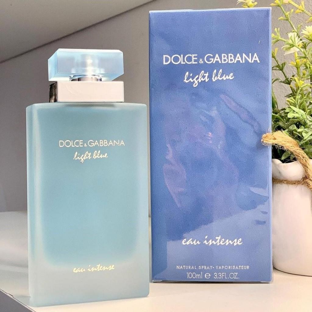 🟢🟡🔴Original (✅Harga Borong) Light Blue Intense Pour Homme, Eau De Parfum Spray, Fragrance For women 100ml