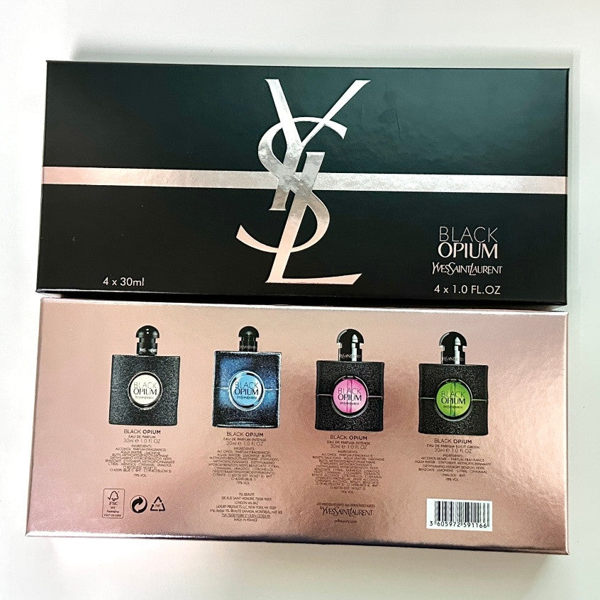 🟢🟡🔴Original (✅Harga Borong)  Black 0pu!m 4in1 Gift Set Perfume (4x30ml)
