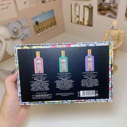 🟢🟡🔴Original (✅Harga Borong) Flora 3in1 Gift Set 3x30ml