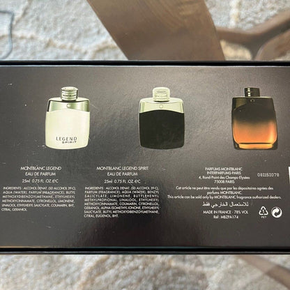 🟢🟡🔴Original (✅Harga Borong) Mont blanc legend Perfumes 3in1 gift set For Men 3x30ml