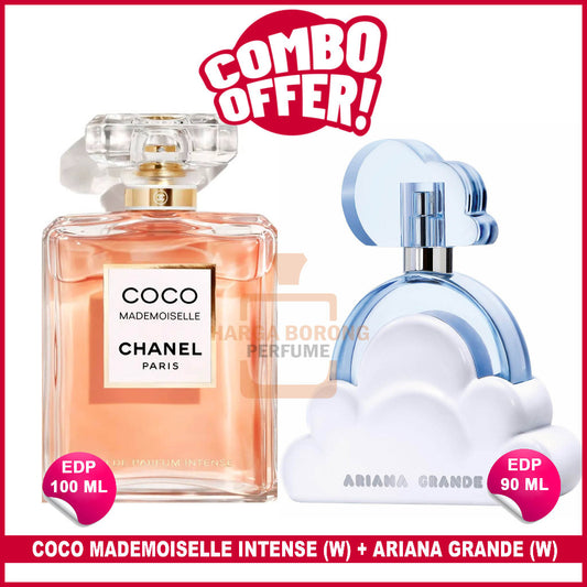 2Pcs🔴Combo Offer🔴 coco mademoiselle intense 100 ml + Ariana Grande Cloud EDP 100 ml For Women
