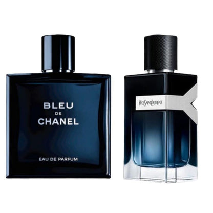 2Pcs🔴Combo Offer🔴 Bleu De Chanel EDP 100 ml + Ysl Eau de Parfum 100 ml (M)