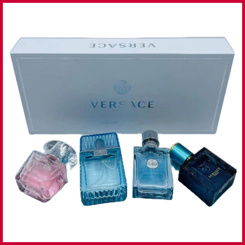 🟢🟡🔴Original (✅Harga Borong) Varsce 4in1 White box ( Perfume Gift Set ) For Men & Women 4x30ml