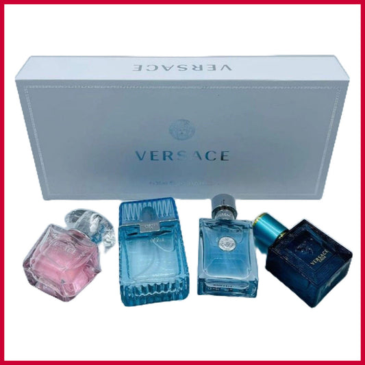 🟢🟡🔴Original (✅Harga Borong) Varsce 4in1 White box ( Perfume Gift Set ) For Men & Women 4x30ml
