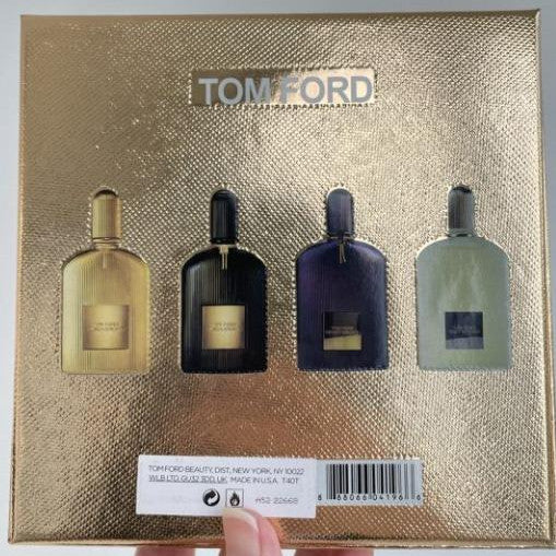 🟢🟡🔴Original (✅Harga Borong)  Square Gold Box 4in1 (4x4ml) perfume Gift Set men & Women
