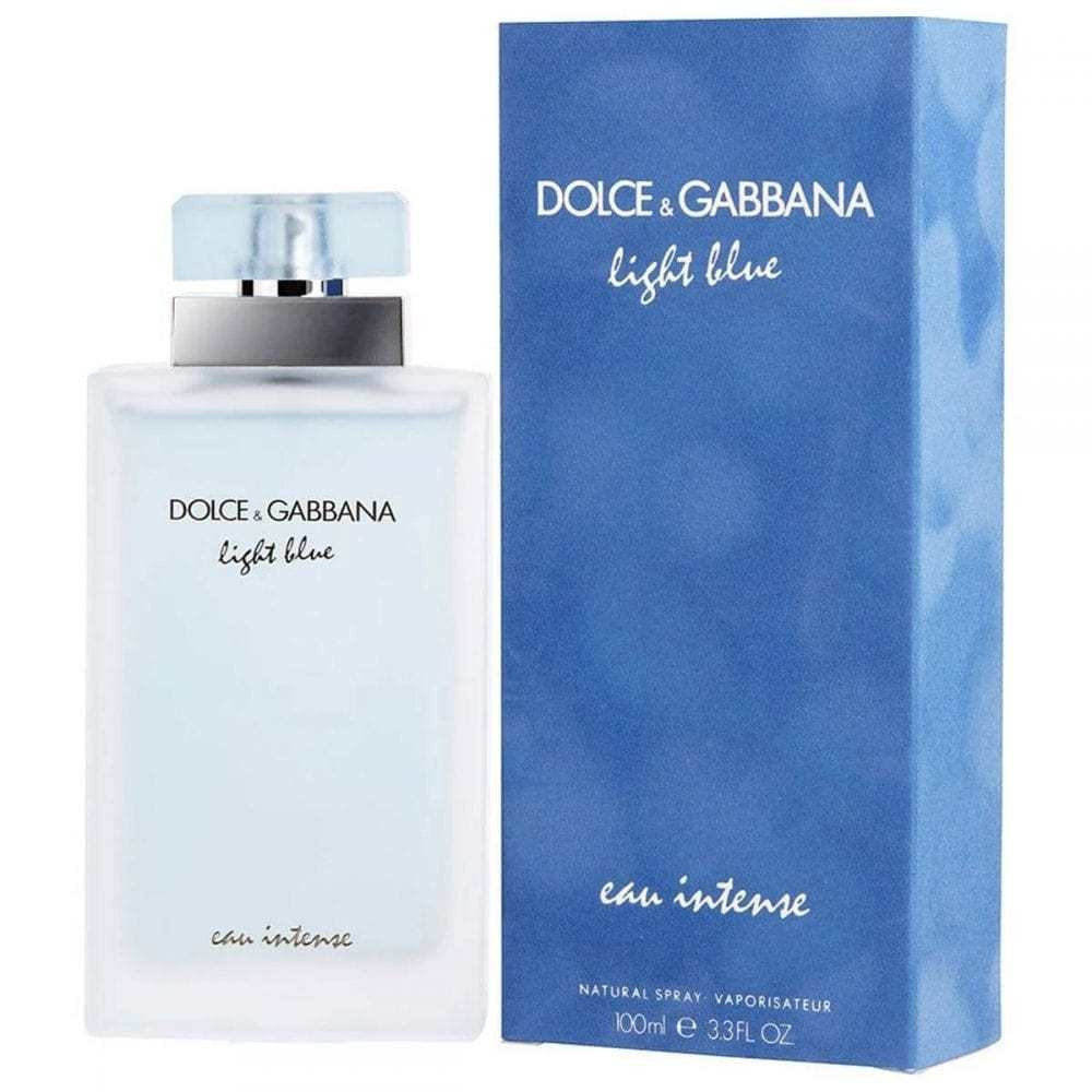 🟢🟡🔴Original (✅Harga Borong) Light Blue Intense Pour Homme, Eau De Parfum Spray, Fragrance For women 100ml