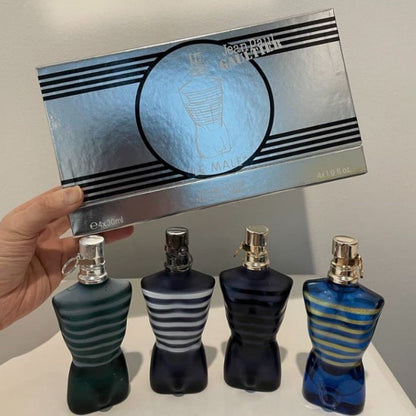 🟢🟡🔴Original (✅Harga Borong) Best of Jean Paul Gaultier 4in1 Le Male 4x30ml Spray ( Perfume Gift Set ) For Men