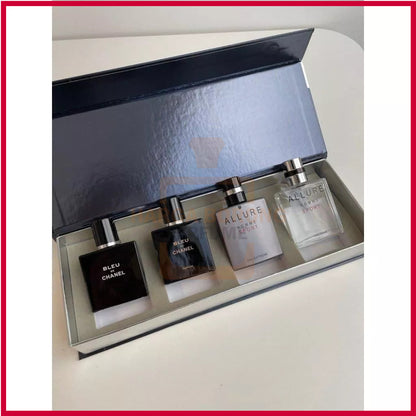 🟢🟡🔴Original (✅Harga Borong) 4in1 Bleu De + Allure Home Sport For Men 4x25ml ( Perfume Gift Set )