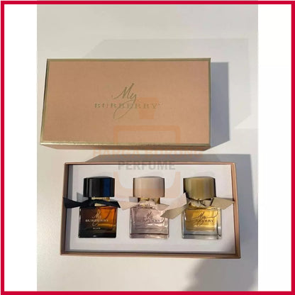 🟢🟡🔴Original (✅Harga Borong) My Barbery 3in1 For Her 3x25ml Spray Perfume Gift Set