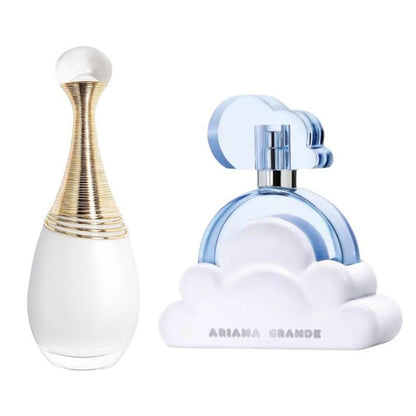 2Pcs🔴Combo Offer🔴Dior J’adore Parfum d’Eau White 100 ml + Ariana Grande Eau de Parfum 100 ml (M)